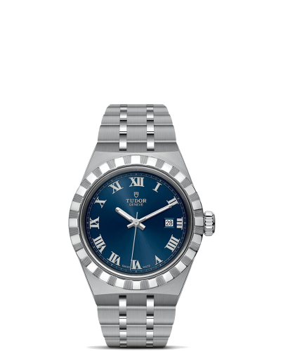 Tudor Royal 28 mm steel case, Blue dial (watches)